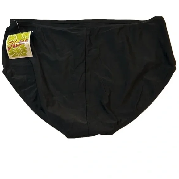 NWT Hobie Plus Size Bikini Brief Swim Bottom Black HS1CM93W Size 3X - Picture 2 of 7
